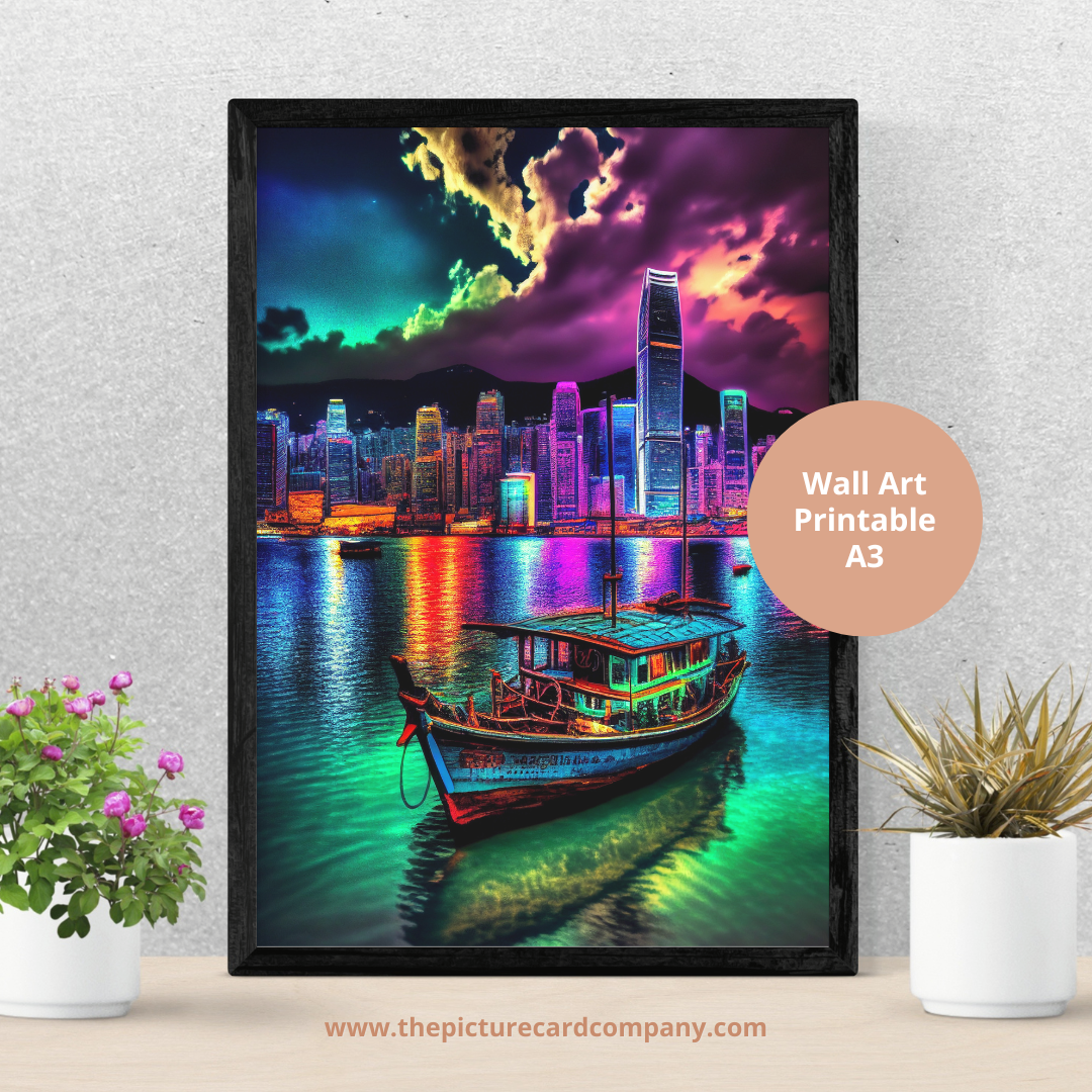 Hong Kong themed - neon city