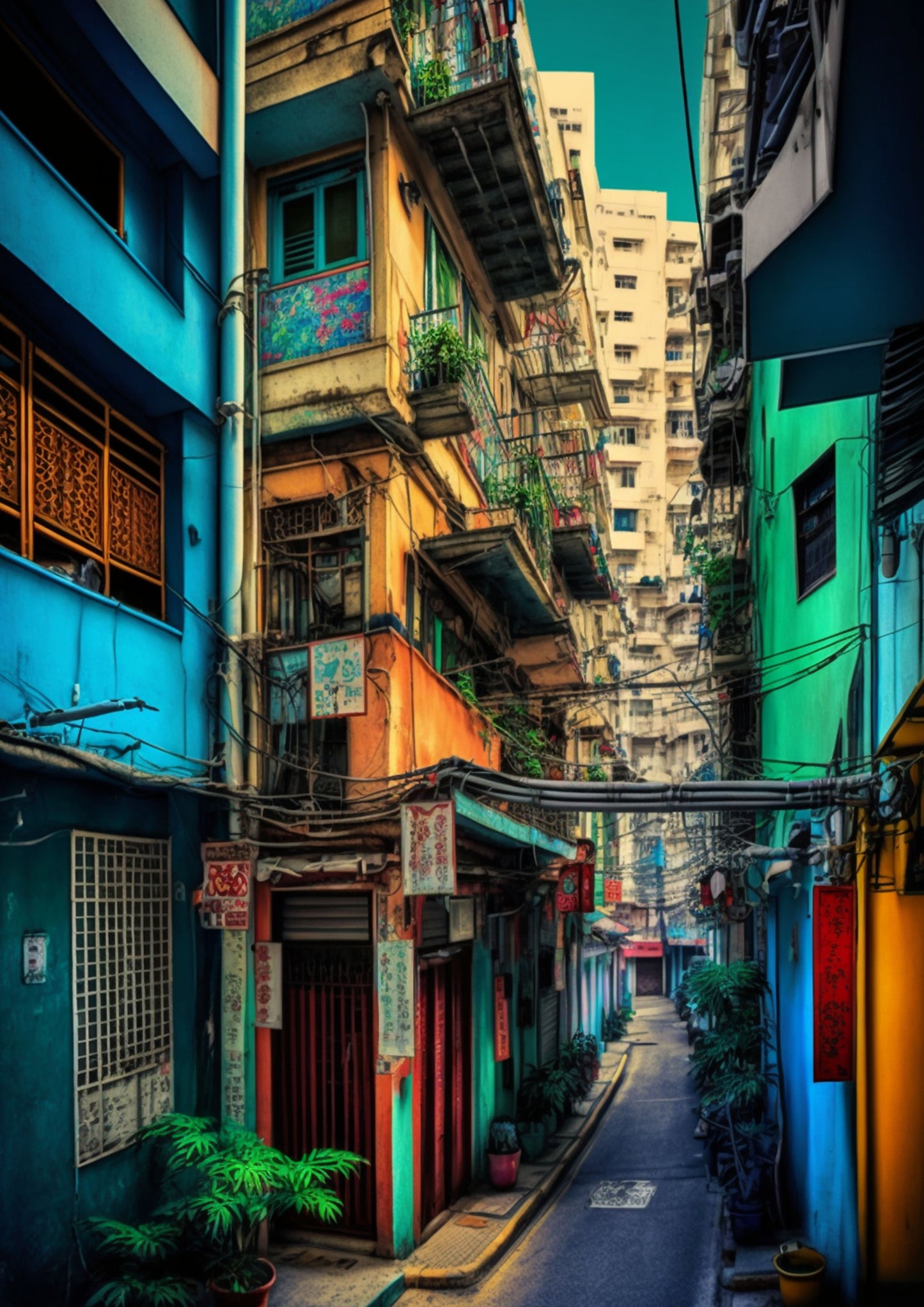 Hong Kong themed - The street's