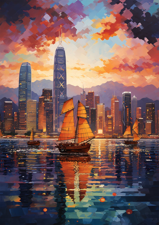 Hong Kong - Harbour scene