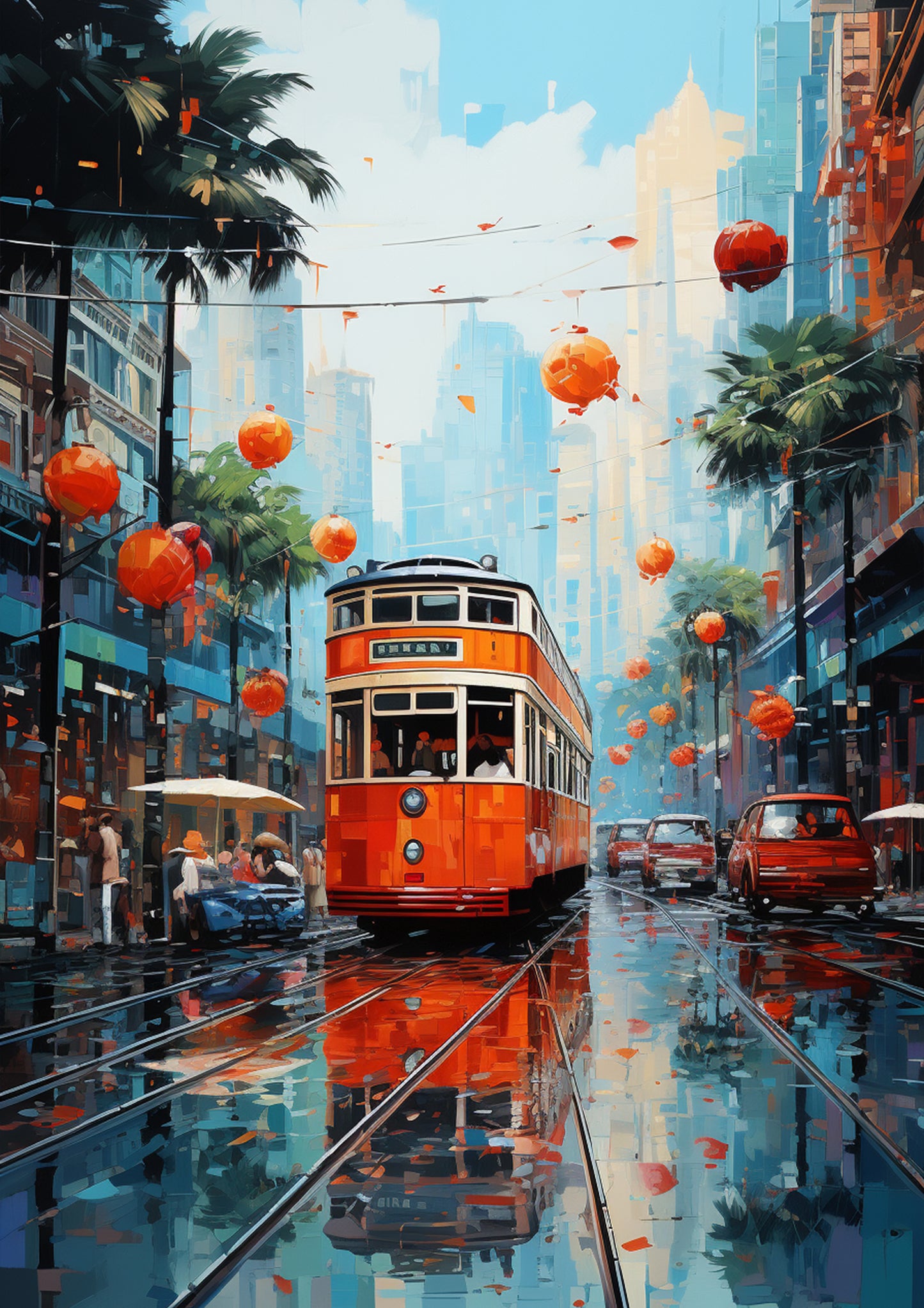 Hong Kong Tram - Island side