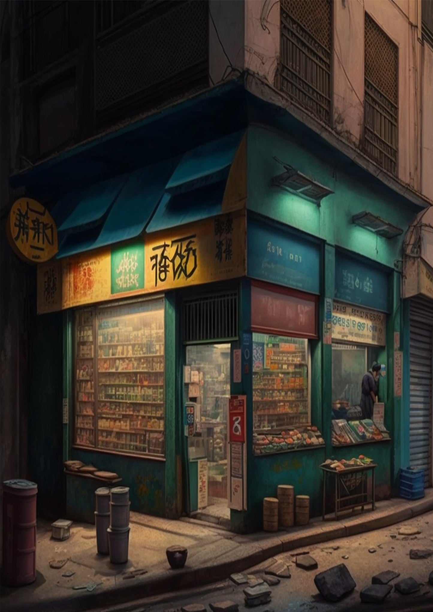 Hong Kong themed - Mongkok old store