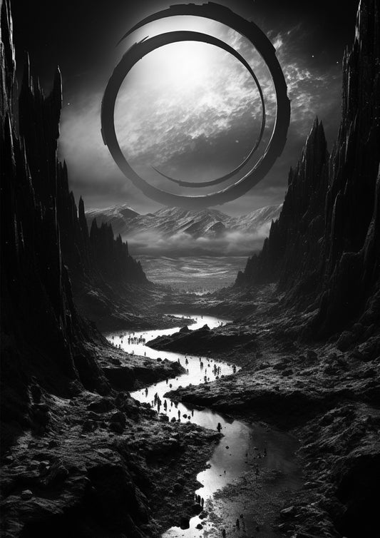 The Monochrome Futuristic Universe Collection -  01