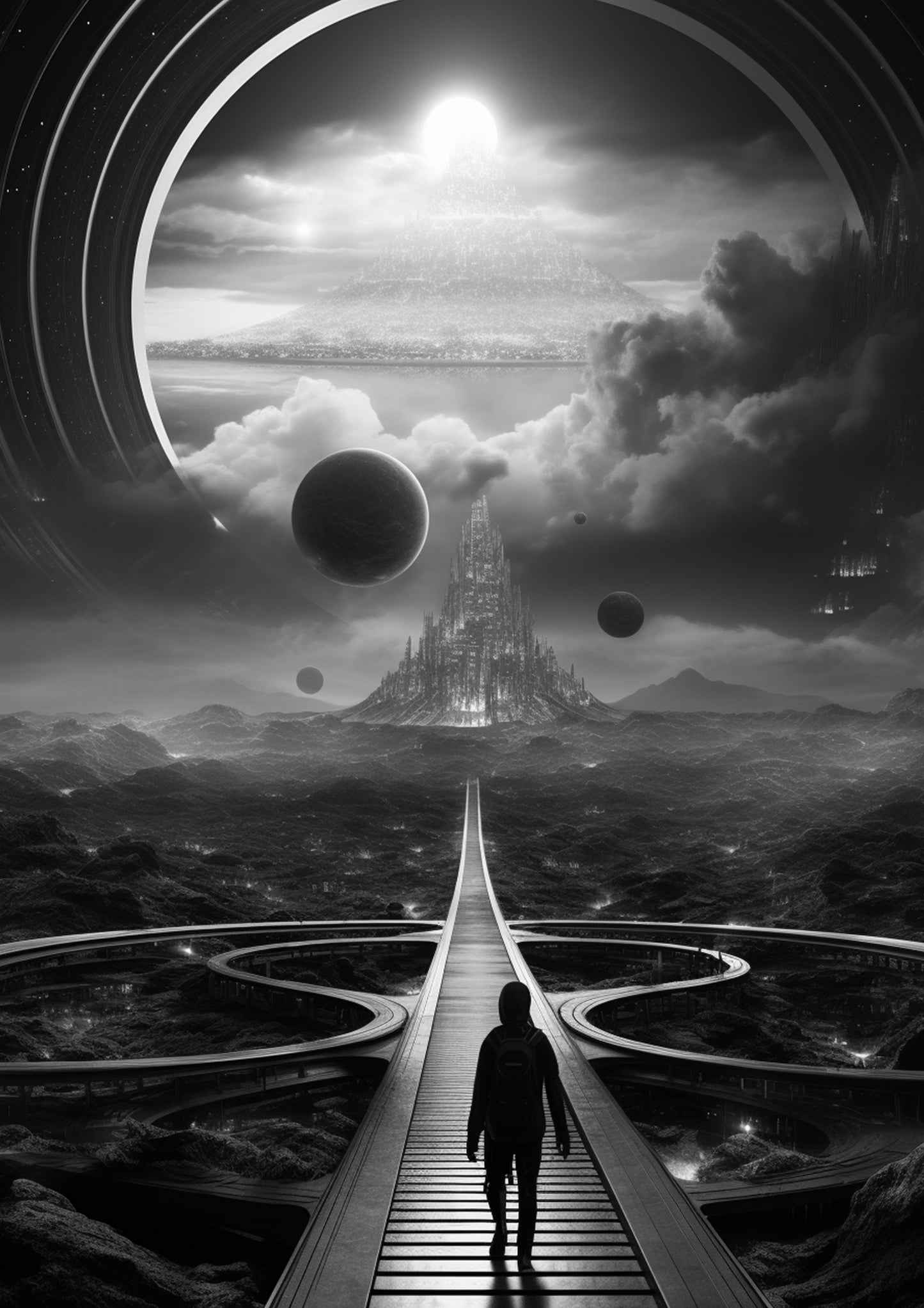 The Monochrome Futuristic Universe Collection - 7