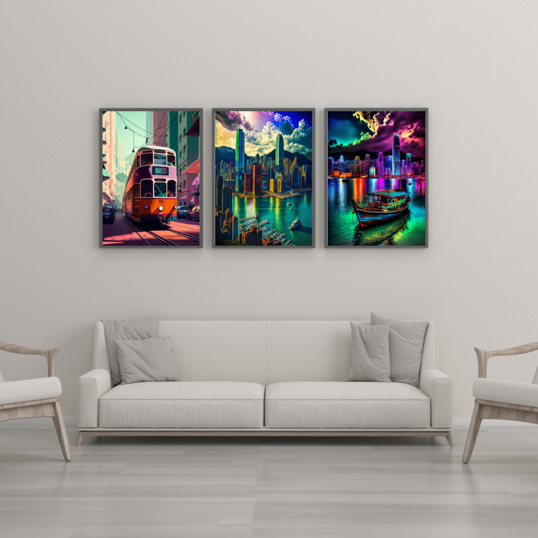 Hong Kong themed - neon city