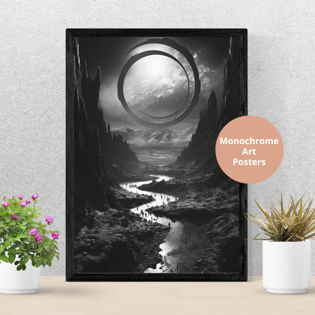 The Monochrome Futuristic Universe Collection -  01