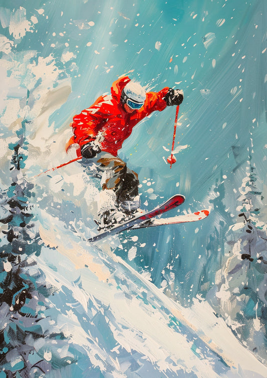 Retro Sports - Skiing 01