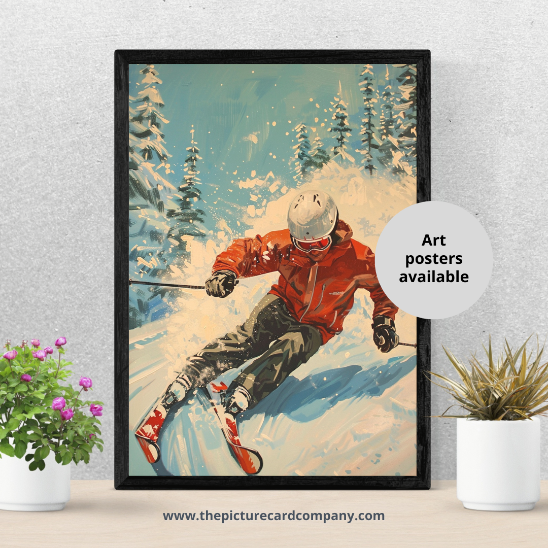 Retro Sports - Skiing 02