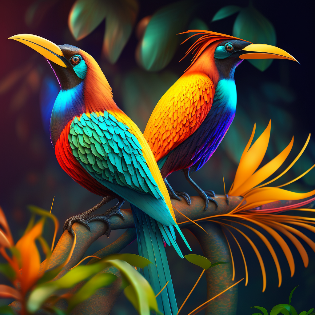 The Bird collection - full set of 12 images