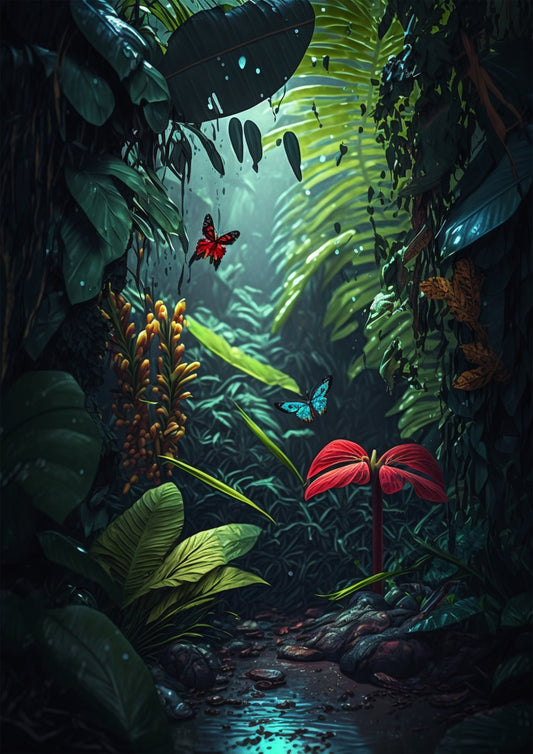 Our Jungle themed collection  - jungle scene