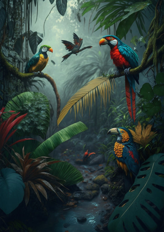 Our Jungle themed collection - Jungle scene 04