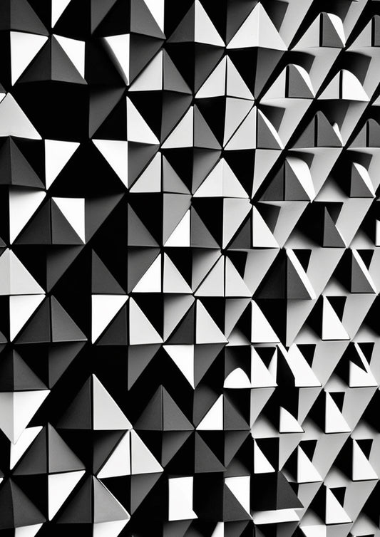 The Monochrome Pattern Collection - full poster set