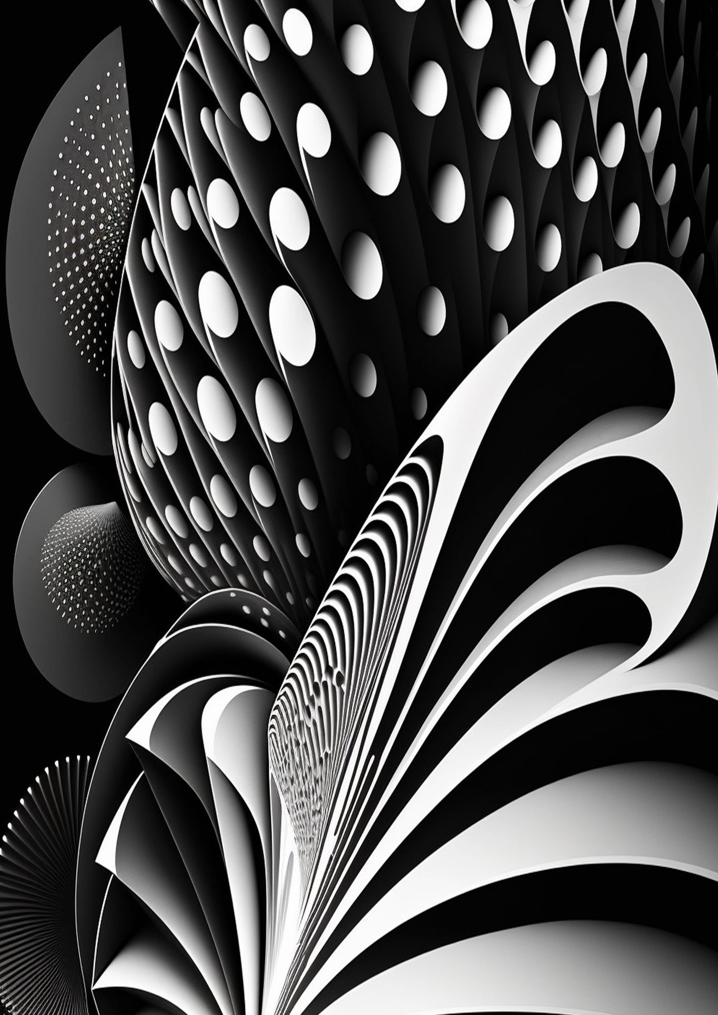 The Monochrome Pattern Collection - full poster set