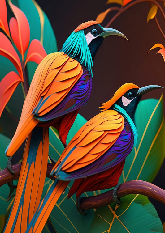 Birds of paradise - 10